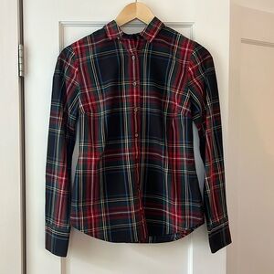J.Crew Stewart Tartan Slim Stretch Shirt Plaid